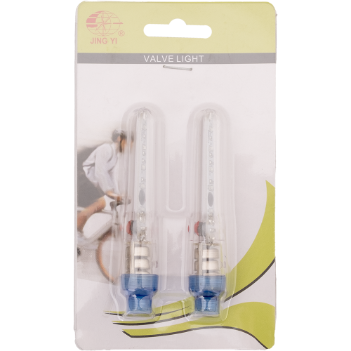 Колпачок светящийся на сосок колеса. "JING YI" (модель: JY-503) Горит красно - синим цветом.