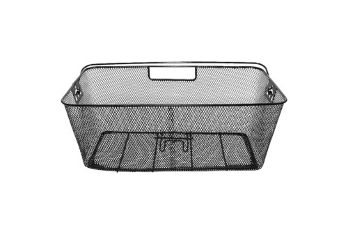 Корзина 5-431545 задняя увелич. р-р сталь на багажник с ручкой (20) черная M-WAVE