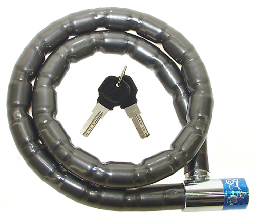 Замок 5-230815 вело 24х1000мм автоматически. компьютерный дизайн ключей полупрозрачный H 24.10 M-WAVE