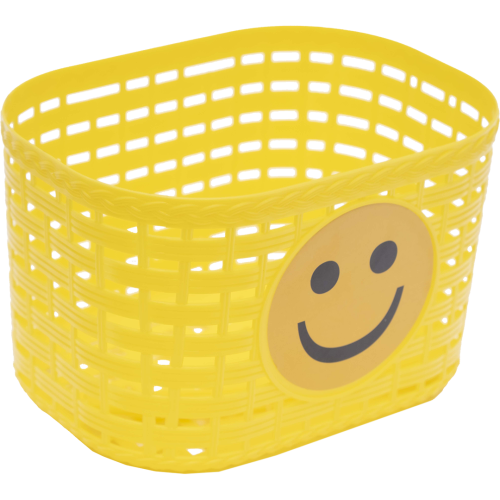 Корзина 5-431551 детская 20х14х13см пласт. универс. крепл. на руль/багаж. (48) желтая