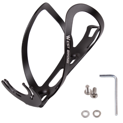 Флягодержатель West Biking, алюм сплав, крепление на раму, универсальный