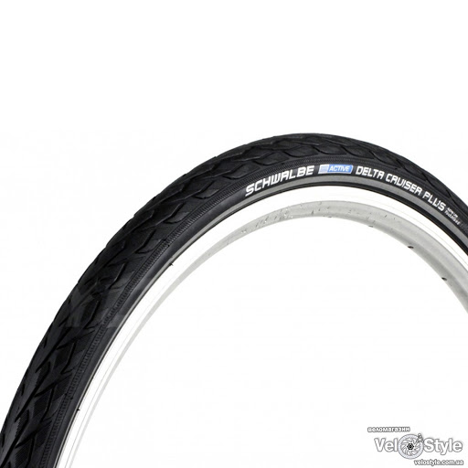 Покрышка. 24x1,00 3/8 (37-540) 05-11159009  DELTA CRUISER PLUS PunctureGuard, TwinSkin B/B+RT HS392 SBC 50EPI SCHWALBE