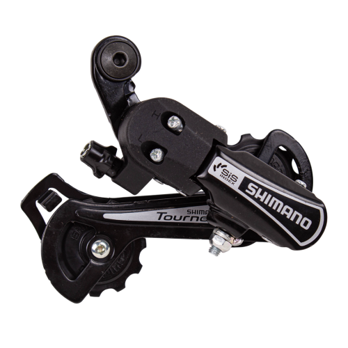 Перек-ль задний Shimano Tourney, TY21-B, GS, 6ск. крепление на болт, цв. черн.,SLWYH-YY0630-84,