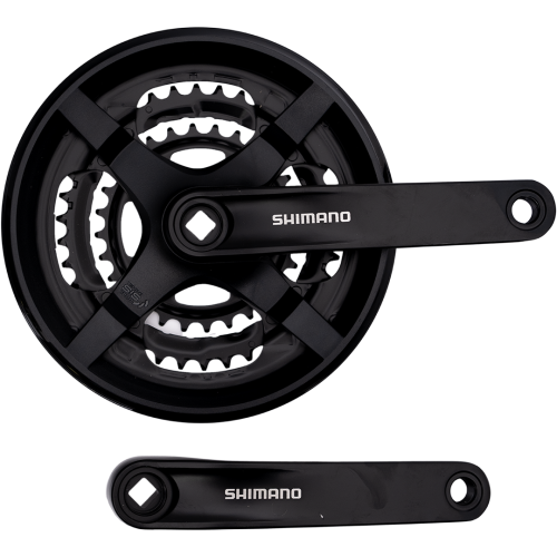 Шатуны Shimano TY301, 48/38/28T, 170мм, черн. б/уп; ФИЛИППИНЫ AFCTY301C888CL