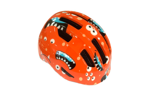 Шлем 05-0067266 Smiley 3.0 детский M(50-55) с регулир., 230гр, 8отв, сетка от насекомых, оранж с мон