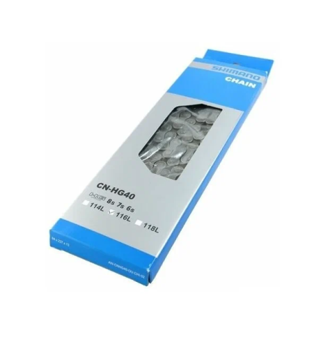 Цепь SHIMANO ALIVIO/ACERA/ALTUS/TOURNEY ECNHG40116Q, 2-936, 6-8ск. 116зв. инд. уп.