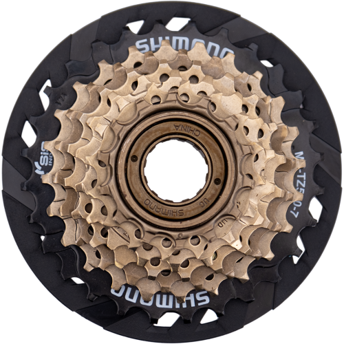 Трещотка на 7 скоростей с защитной накладкой MF-TZ500-7, 14-28T, AMFTZ5007428CP