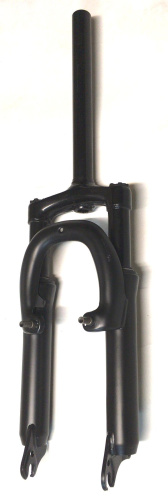 Вилка аморт. 00-210010 20" сталь, ход 45мм для диск и ободн торм.  260х28.6мм безрезьбовой шток, мат. черн, HORST ST45 BLACK
