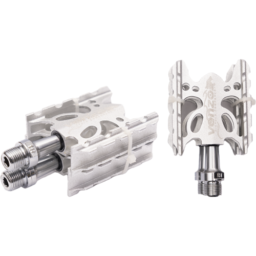 Педали VENZO, алюм. серебр., RPEBKVNZTW003