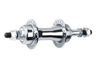 Втулка задняя, 00-170017, сталь 36отв. под трещетку, с гайкой, 130мм, серебр.