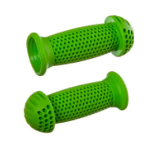 Грипсы 100 мм, зеленые, "грибочки", для самоката и вело/2-4-3-2/