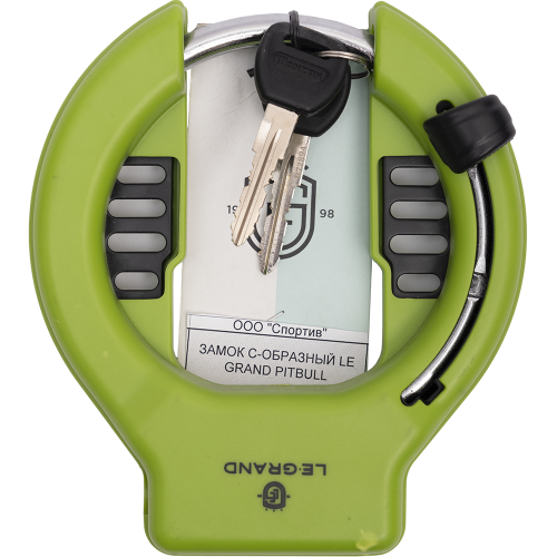 Замок с ключом С-образный LE GRAND PITBULL