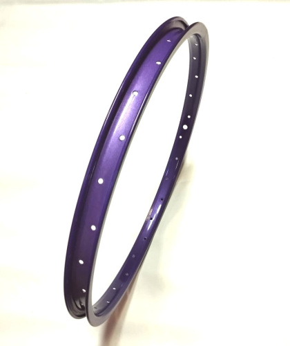 Обод .20" 00-1707511 одинарный (406х28,4/20,2х16.5мм 28отв.)  HB-2A, 28 отв. 20 дюймов стальной, фиолетовый