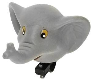 Клаксон 5-422045 резина/пластик детский серый "слоненок" (10)