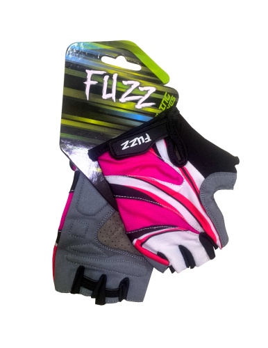 Перчатки 08-202522 лайкра LADY COMFORT розовые, р-р S, с петельками, на липучке FUZZ