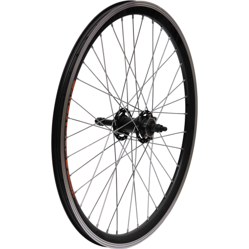 Колесо 24" заднее. 2AL-чёрный обод, стальная втулка под трещотку, дисковый тормоз
(6-отв.) "МТВ" (H36. G14.)