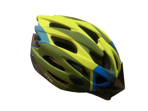 Шлем STG MV29-A, L (58-61), салат/син/черн, с фикс застежкой Х89039