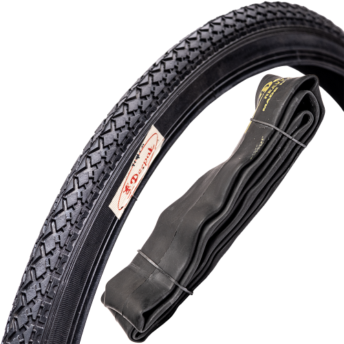 Покрышка 28+камера 28 (комплект= одна шина 40-622 и одна камера 28x1,75/2,125) DEEPAK