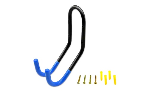 Держатель настенный вело 00-170296 для подвеш. велосипеда за руль или раму антицарап. покрытие сталь