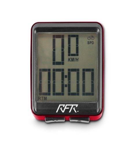 Велокомпьютер RFR CMPT, беcпроводной, 12 функций, red, код 14096