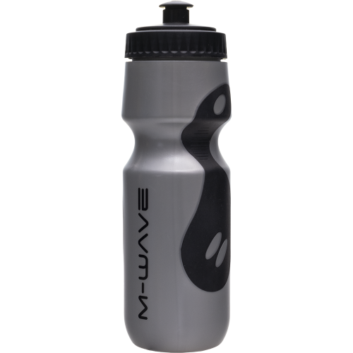 Фляга M-WAVE, 5-340351, высококач. антискольз. пластик 0,65л с крышкой серо-черная