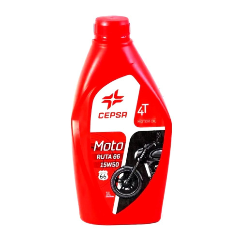 Масло моторное мин. CEPSA MOTO 4T RUTA 66 15W50, 1л, ИСПАНИЯ