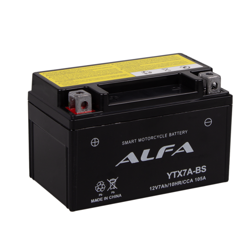 АКБ 12V 7Ah YTX7L-BS (iGEL) R+  ( 113x70x130 гелевый  для мототехники )