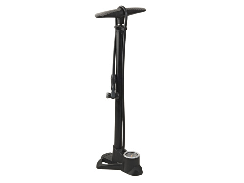 Насос 8-18151012 напольный AAP Air Turbo2 алюм. маном. 11бар/160PSI  2 гол. на шланге (10) черный AUTHOR