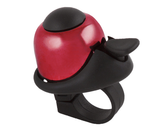 Звонок 5-420143 алюм./пластик мини D=36мм громкий и долгий звук (на блистере) КРАСНЫЙ M-WAVE