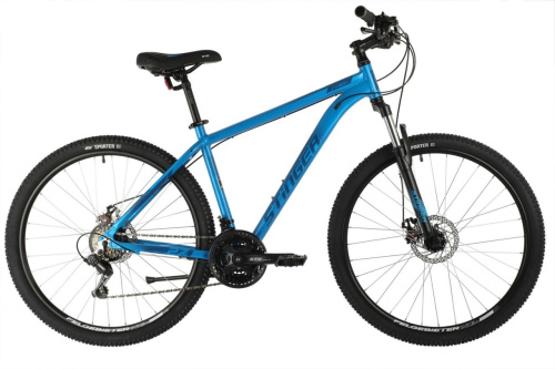 Велосипед STINGER 27.5" ELEMENT EVO синий, алюминий, размер 16"