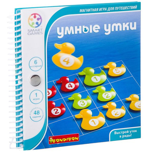Магнитная игра Bondibon для путешествий, Умные утки