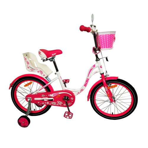 Велосипед  детский двухколесный BIBI 20" FLY 20.SC.FLY.DPN бело-красный