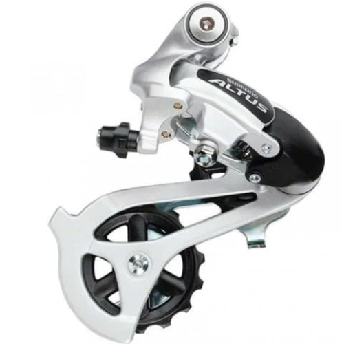 Переключатель задний, SHIMANO, ALTUS, RD-M310-L, 7/8 ск., под петух, подвод - обратный, черный, ARDM