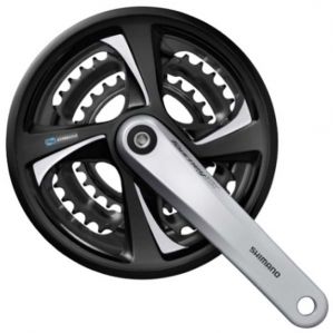 Шатуны Shimano Tourney FC-TX801, 48х38х28T, 175мм, 7-8ск, CHAIN CASE COM