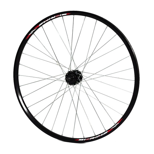 Колесо 28-29" заднее, алю. дв. обод, 32сп, вт. WZ-A208R алю, гайки, диск, трещ, LA-035