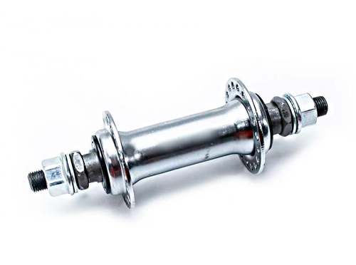 Втулка передняя FR-04F, сталь, 32отв, с гайкой, 3/8X14GX32H, CP FINISH, серебр.