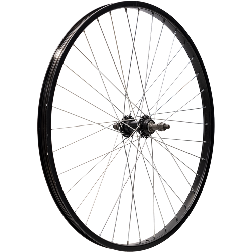 Колесо 26" заднее, SF-HB03R, 36 отв., 3/8" гайка, под трещотку, одностеночный (черный), Forward