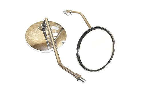 Зеркала (013) металл (мал.круглые хром)длин.стойка