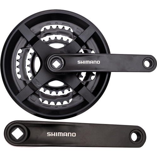 Система шатунов ,TY301, индекс 1/2*3/32, 48х38х28T /170мм, алюминиевые шатуны Shimano