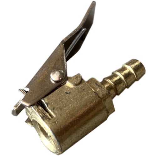 Быстросъемный наконечник шланга автонасоса "прищепка" (латунь)