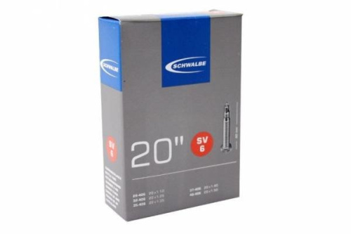 Камера. 20 спорт 05-10413313 SV6 20x1,10-1,50 (28/40-406) IB 40mm. SCHWALBE