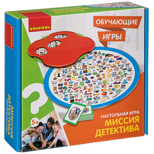 Обучающие игры Bondibon Настольная игра МИССИЯ ДЕТЕКТИВА
