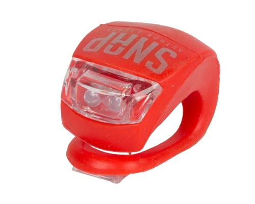 Фонарь AUTHOR A-SNAP, 8-12039114, мини 2д. повыш. ярк./2 ф R красн. резин. корпус+крепеж с батар.