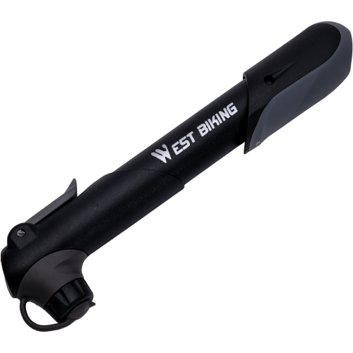 Портативный велосипедный насос многофункциональный, сверхлегкий насос высокого давления для клапанов Presta\ Schrader, West Biking арт.07