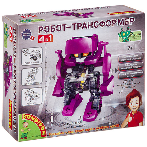 Французские опыты Науки с Буки Bondibon, Робот трансформер 4 в 1