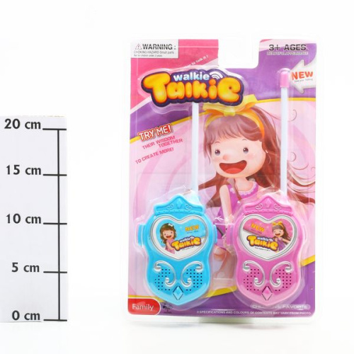 Игруш. рация 2шт Walkie Talkie для дев.