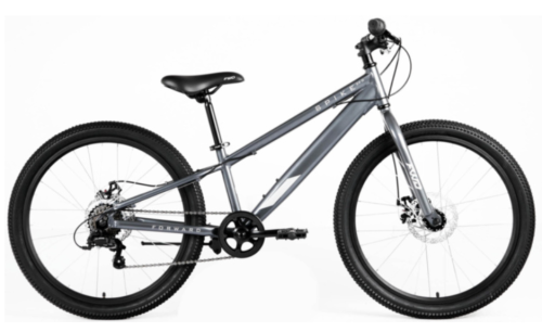 Велосипед FORWARD SPIKE 24 D (24" 7 ск. рост. 11") 2023, серый/серебристый, IB3F47133XGYXSR