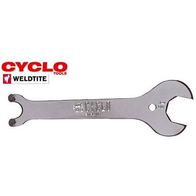 Захват д/рулевой колонки 7-06361 ПРОФИ легир. сталь 32мм+ ключ для разборки чашек каретки, серебристый CYCLO (Англия)