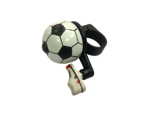 Звонок 5-420103 алюм./пластик мини D=38мм "футбол" черно-белый