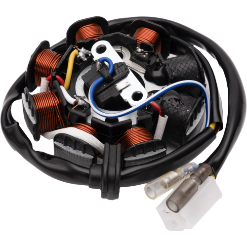 Статор генератора   4T GY6 50 (6+2 катушек, 4 контакта)